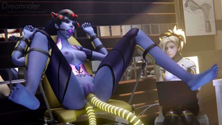 Sex machine for Widowmaker [Dreamrider3D]
