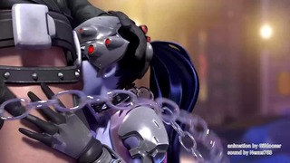 Widowmaker chained blowjob