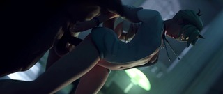 Mercy sexy doggystyle (clothed 1) (Overwatch)