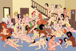 american dad super orgy