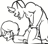 Femboy creamed by monster man
