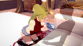 MUSHOKU TENSEI : Jobless Reincarnation ZENITH GREYRAT loves cum (3D HENTAI)