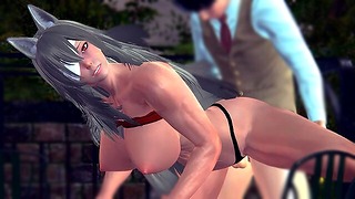 Mushoku Tensei Ghislaine Dedoldia facefuck and anal fuck hentai