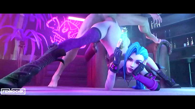 jinx fucked hard (league of legends porn)